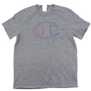 Champion Reverse Weave Men's T-Shirt Size XXL 100% Cotton Black Heathe New